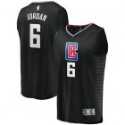 Camiseta DeAndre Jordan 6 Los Angeles Clippers Statement Edition Negro Nino